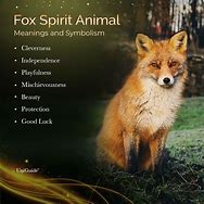 Image result for Fox Totem Animal