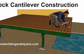 Image result for Cantilever Deck Framing