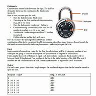Image result for Master Lock Combination Serial Number Chart