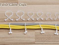 Image result for Twist in Wire Clips