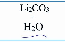 Image result for Lithium Carbonate Formula