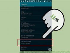 Image result for how to find your mobile phone's serial number without taking it apart