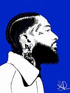 Image result for Nipsey Hussle Black and White Clip Art