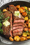 Image result for Grilled Steak and Baked Potatoes