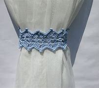 Image result for Crochet Curtain Tie Backs