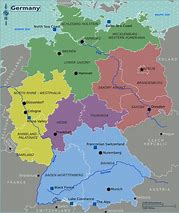 Image result for Germany Regions Map