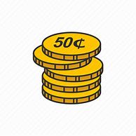 Image result for 50 Cent Coin Clip Art