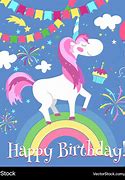 Image result for Happy Birthday with Unicorn Images