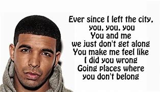 Image result for Drake Lyrics