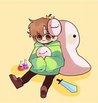 Image result for Cute Dream SMP Fan Art