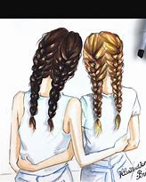 Image result for BFF Drawings Brown Hair