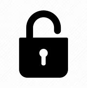 Image result for Padlock Unlocked Icon.png