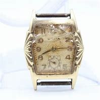 Image result for Vintage Bulova Dress Watch Square Face Gold Tone 80s