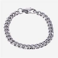 Image result for 8Mm Cuban Silver Bracelet