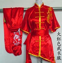 Image result for Kung Fu Chinese Uniform Red