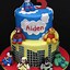 Image result for Super Heroes Birthday Cake