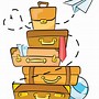 Image result for Luggage Cartoon