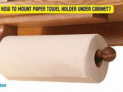 Image result for Cabinet Undermount Paper Towel Holder