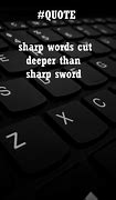 Image result for Sharp Words