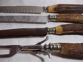 Image result for Vintage Bone Handel Knifes