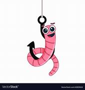 Image result for Worm On Hook Clip Art