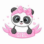 Image result for Cute Cartoon Girl Panda