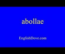 Image result for abollae