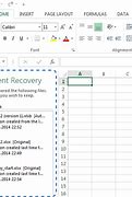 Image result for Recover a Document Excel