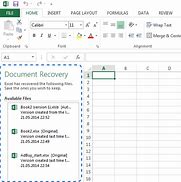 Image result for Restore Excel