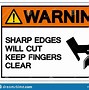 Image result for Sharp Edge Cut