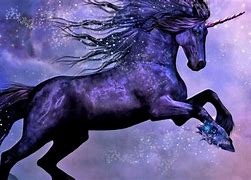 Image result for Black and Purple Unicorn