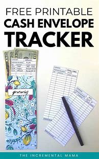 Image result for Cash Envelope Tracker Printable