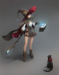 Image result for Anime Girl Cute Wizard