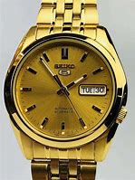 Image result for Gold Seiko Watch Water-Resistant