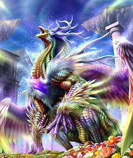 Image result for Anime Dragon Art Mythical Creatures