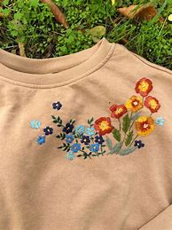 Image result for Embroidered Fleece Sweatshirt