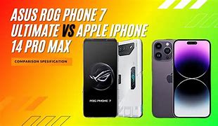 Image result for Asus ROG Phone 7 Ultimate vs iPhone 14 Pro Max