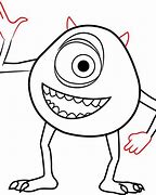 Image result for How to Draw Mike From Monsters Inc