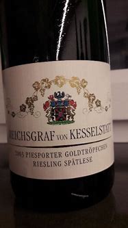 Image result for Reichsgraf von Kesselstatt Piesporter Goldtropfchen Riesling Kabinett