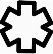 Image result for Emergency Medical Symbol Black and White