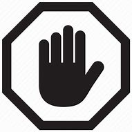 Image result for Hand Stop Sign Icon