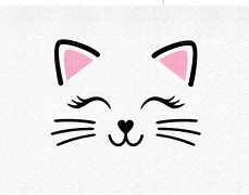 Image result for Free SVG Outline of Cat Face