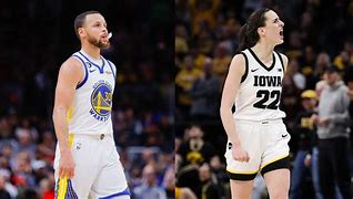 Image result for Caitlin Clark and Steph Curry
