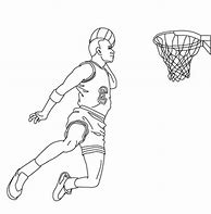 Image result for Basketball Dunking Coloring Pages