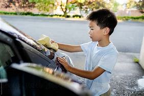 Image result for Boy Washing a Car