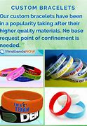 Image result for Custom Silicone Bracelets for Charity