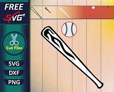 Image result for Baseball Bat SVG Cutting Files