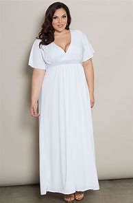 Image result for Plus Size White Dresses
