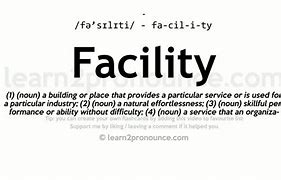 Image result for Facilities Meaning
