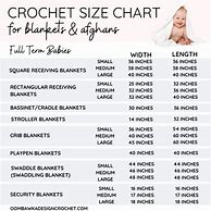 Image result for Baby Blanket Sizes Chart